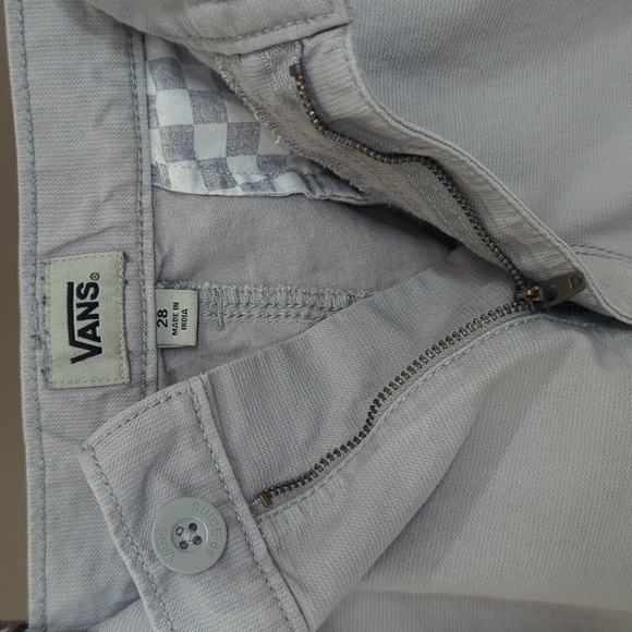 Vans Men's Shorts Off The Wall Khaki Beige size 28 Skater Preppy Casual - Picture 8 of 13
